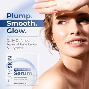 Siero all'Acido Ialuronico Idratante in Fiala, Booster per Pelle Luminosa, Anti-Età - Idratazione 24 Ore - Riparazione della Pelle del Viso - Product Image 2