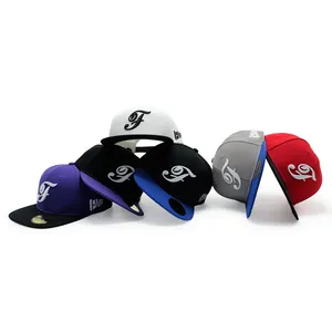 2 Tone Manufacturer Mens 6 Panel Custom Baseball Sports Snapback Caps Hats With Custom Logo