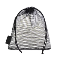 Waszak van zwart polyester voor fruit, groenten, aardappelen, uien, netten, sieraden, filterzakken en verpakkingszakken