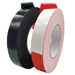 Forte PE spugna nera <span class=keywords><strong>biadesivo</strong></span> ispessito rosso pellicola schiuma pubblicità targhetta di plastica parete adesivo fisso - Product Image 2