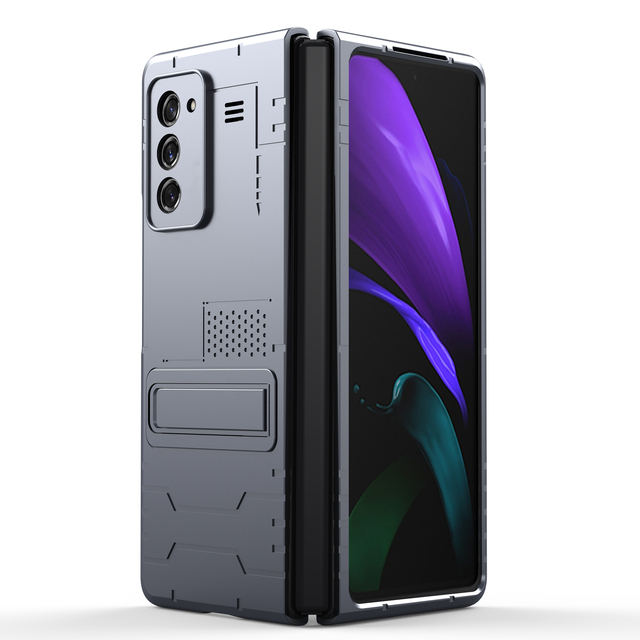 2022 Brand New Wholesale Factory Price High Quality PC Amor Ultra Slim Hard PC Kickstand Case for Samsung Z Fold 2 5G Fold 3 5G