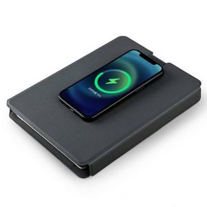 Customized New Design Luxury Business Three-in-one Wireless Charging <b>Notepad</b> MAGSAFE Magnetic Wireless Fast Charging Notebook - Product Image 4