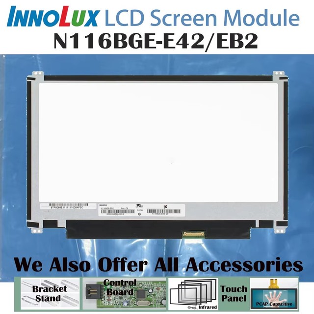 Brand New IPS Mini LED 11.6" 16:9 Laptop LCD Screen Module 1366x768 WLED EDP 30-Pin 66% SRGB 40Pcs/Carton