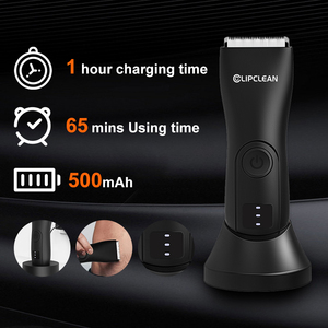 Kit de toilettage électrique pour <span class=keywords><strong>homme</strong></span> Clipclean, <span class=keywords><strong>rasoir</strong></span> avec lame en céramique, étanche IPX6, écran LED, tête magnétique - Product Image 2