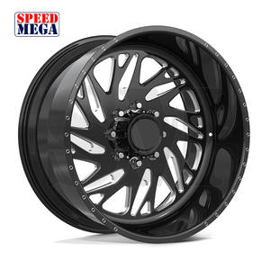 Ruedas de Camioneta Monobloque Forjadas de Perfil Profundo, Súper Cóncavas, Pulido Espejo, 20 y 26 Pulgadas, 6x135 para F150 Silverado 1500 - Product Image 1