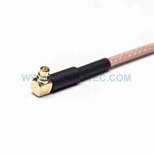 ขั้วต่อ MMCX ตัวผู้แบบมุมฉากของอูฮั่น ชนิด Crimp พร้อมสายโคแอกเชียล RF รุ่น Rg179 Rg316 - Product Image 1