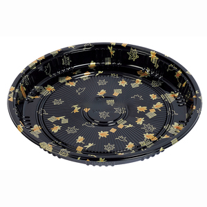Recipiente de Sushi redondo desechable de grado alimenticio con tapa de gran tamaño para fiestas para llevar-Caja de bandeja de almacenamiento de pan de ensalada de Material reciclado - Product Image 4