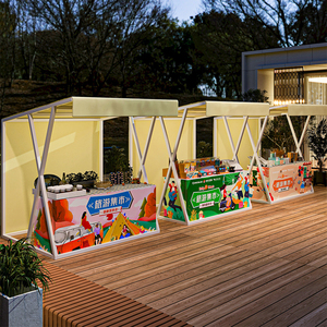 Étagère d'étals de marché aux puces de parasol imperméable extérieur de haute qualité Street Food Festivals tentes de salon commercial tente de stand alimentaire - Product Image 4