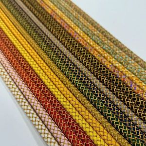 Vendu par un mètre 8mm différentes couleurs rondes grands cordons tricotés en nylon de <span class=keywords><strong>soie</strong></span> pour la fabrication de bijoux Diy - Product Image 2