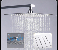 Ensemble de pomme de douche salle de bain, hôtel, système Combo de douche, chromé