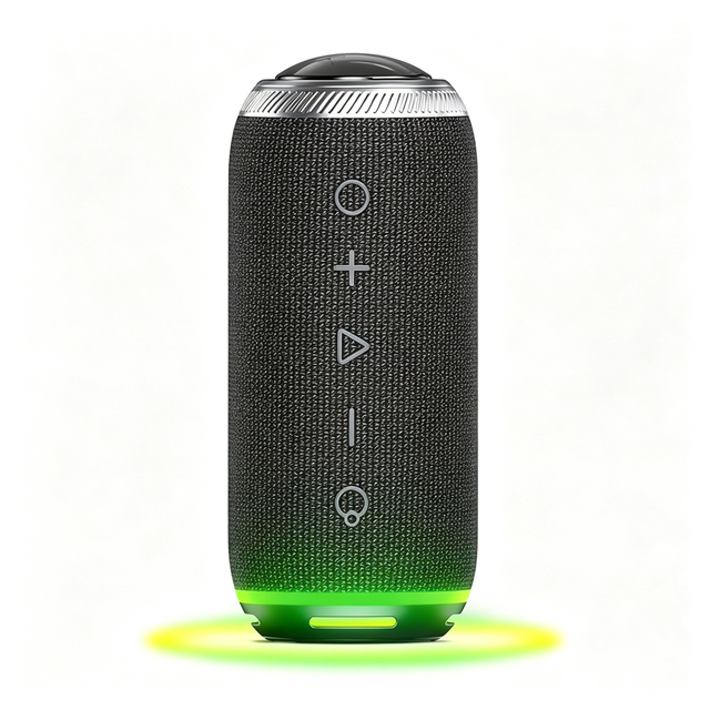 2026 New Outdoor Portable BT Speaker Waterproof RGB Ambient Light High Power Heavy Bass for Party Camping