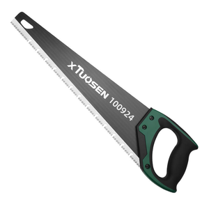 Scie à chaîne robuste en acier inoxydable avec barre réglable (235-450 mm) et poignée en plastique souple pour la taille et la coupe en jardinage - Product Image 1