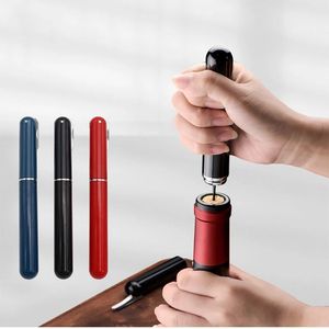 Cadeaux pour les amateurs de vin Mini tire-bouchon à pompe à air personnalisé Décapsuleur pneumatique pour bouteille de bière ou de vin avec coupe-capsule - Product Image 1