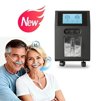 Nouvel Inhalateur d'Hydrogène au Gaz Brun 4500ml, Machine d'Inhalation H2 Haute Pureté pour Usage Domestique/Clinique/SPA, Bien-être pour Adultes et Personnes Âgées