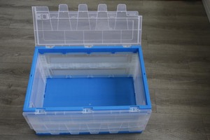 Nexara Hot Bán 520*365*335Mm Đóng Mở Thùng Nhựa Rắn Hộp Phong Cách Có Thể Gập Lại Có Thể Gập Lại Cho Hiệu Quả Lưu Trữ Trong Kho - Product Image 2