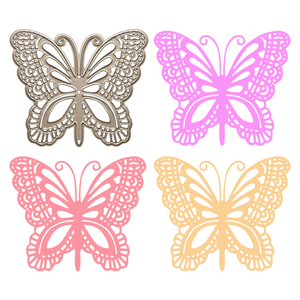 金属切削ダイス 金属蝶モデル クラフト カード作成用 ミックスメディア - Product Image 1