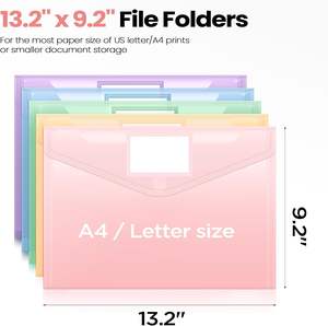 <span class=keywords><strong>Enveloppe</strong></span> <span class=keywords><strong>en</strong></span> plastique avec poche pour étiquette, dossier de classement <span class=keywords><strong>en</strong></span> plastique, organiseur de documents transparent pour l'école, le bureau, le <span class=keywords><strong>travail</strong></span>, l'organisation <span class=keywords><strong>à</strong></span> <span class=keywords><strong>domicile</strong></span> - Product Image 2