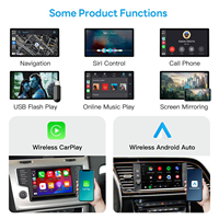 Interface sans fil CarPlay Android Auto Exploter RGB pour Volkswagen 2013-2016 Skoda 2013-2016 Seat 2013-2018 avec système MIB