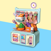 Bas prix semblant enfants d'âge préscolaire jouer jouet de cuisine pour enfants cuisine Table de nourriture Mini cuisine cuisine ensembles de jouets