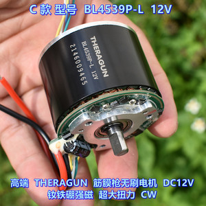 Motor sin escobillas Theragun DC12V con imán de neodimio de alta potencia y alto torque CW, mini motor eléctrico para pistola de masaje fascial. - Product Image 5