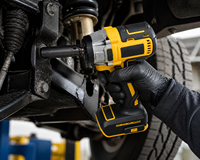 Kit d'outils électriques sans fil 20V Max très demandé : Perceuse à percussion, visseuse à chocs, lampe et autres outils à main