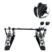 Support de double pédale de grosse caisse à entraînement direct en métal pour batterie longboard réglable – Vente en gros