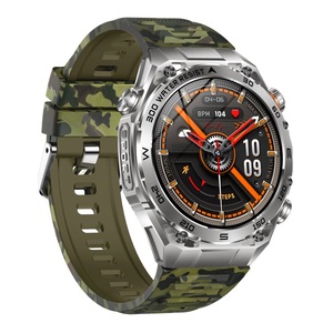 2026 AK105 Rugged Outdoor Smart Watch 1.53" Large Battery 1000mAh IP68 Waterproof LED Flashlight Smartwatch - Product Image 3
