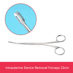 Dispositivos Médicos, Pinzas para Extracción de Dispositivos Intrauterinos, Tipo Curvo, Tipo de Dientes Cruzados, Pinzas Quirúrgicas Ginecológicas para Extracción de DIU - Product Image 2