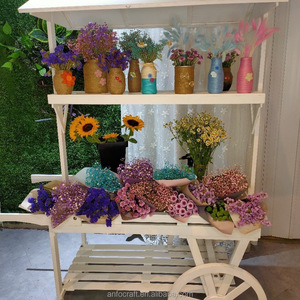 Chariot à fleurs en bois pliable personnalisé pour mariages, Noël, anniversaires d'enfants - Commande minimale unique - Fournitures pour bar à desserts de fête - Product Image 4