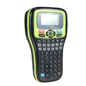 Draagbare Mini Mobiele Label Maker Elektrische Handheld Krimpkous Barcode Zelfklevende Etiket Printer Machine