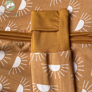 Pijamas de Bebê em Bambu Babylovey em Estoque com Envio Rápido para Meninas e Meninos com Zíper Bidirecional e Estampas de Desenhos Animados de Manga Longa - Product Image 6