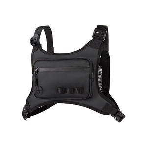 BSCI โรงงานที่กําหนดเองปรับไหล่แพ็คเดินเครื่องส่งรับวิทยุสายรัดโทรศัพท์ซองหน้าอก Rig เสื้อกั๊กยุทธวิธี - Product Image 4