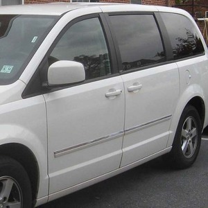 Tàng hình màu đen Bên Cửa Sổ làm lệch hướng cho 1996 2016 Dodge Caravan Minivan | băng trên Phù hợp | tùy chọn bán buôn - Product Image 3