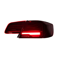 Feux arrière LED JY pour BMW Série 3 06-12 E92 avec lignes de style laser, clignotants, feux de freinage et feux de recul, feux arrière E92
