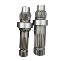 Arbre de transmission agricole à 6 cannelures haute performance et robuste pour motoculteur et tracteur usiné CNC