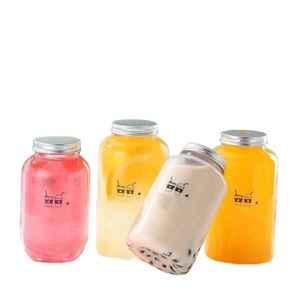 Botella Redonda Pequeña para Jugos de Mascotas, Botella Desechable para Bebidas, Leche y Té con Tapa con Orificio, Venta Caliente - Product Image 6