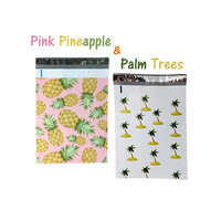 Sac de courrier écologique en Poly imprimé personnalisé, motif de Cactus, sac de courrier en Poly vert, emballage de vêtements, sac de courrier en plastique