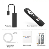 Custom DCOLOR GD1 tvsticks ilimitado OEM amlogic s905y4 Iptv Stick dual WiFi Android 11 4K TV stick con control remoto