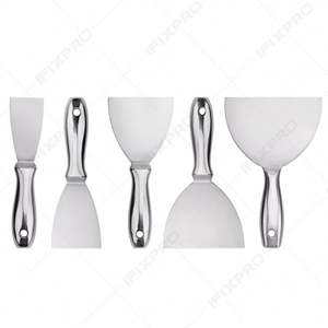 อุปกรณ์ตกแต่งผนังสเตนเลสสตีล16นิ้วแบบยืดหยุ่นได้สำหรับอุตสาหกรรมงานประดิษฐ์ทำด้วยตัวเองมีดขูดฉาบผนังไม้พายใบมีดขนาดเล็กขนาดใหญ่ - Product Image 2