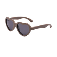 Lunettes de soleil à diffraction en forme de cœur pour enfants, effet de changement de couleur, vente en gros