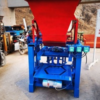 Machine à fabriquer des blocs de ciment à petite échelle 4-35A, machine à fabriquer des pavés et des briques emboîtables