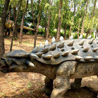 Modèle de dinosaure animatronique réaliste grandeur nature fabriqué à la main par l'usine Cetdino Zigong.