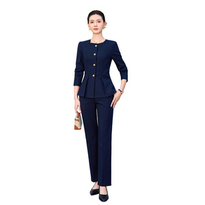 Professional Women's Suit Long Sleeve Hotel Uniform Spring 2026 Workwear Commuting Elegance - Product Image 5