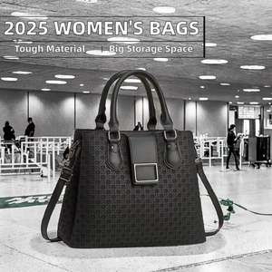 Bolso femenino de moda 2025 nuevo diseño bolso cruzado de hombro femenino en cuero PU bolso de mano moderno para mujeres. - Product Image 3