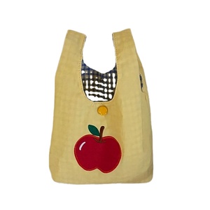 Cartoon Pattern PLA Lightweight <b>Canvas</b> Shoulder Tote <b>Bag</b> with Button Closure Double Strap <b>Large</b> Capacity for Daily Use - Product Image 1