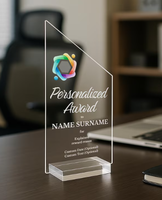 Trophée personnalisé en gros avec logo, trophée de haute qualité pour cérémonie de remise des prix