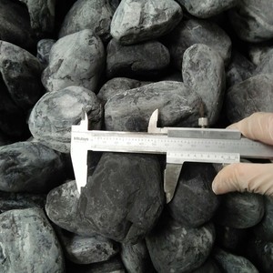 Meilleur vendeur Œuf de neige scintillant d'aménagement paysager Cailloux noirs Pierres Pierres du Vietnam - Product Image 2