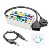 Boîte de dérivation de protocole 16 broches OBDII, outil de diagnostic universel pour ECU de voiture