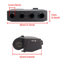 Okyrie Universal 12V 24V Compresseur de stationnement automatique à 4 trous Unité de climatisation électrique murale