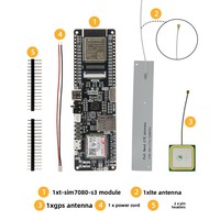Carte de développement LILYGO T-SIM7080G-S3 ESP32-S3 SIM7080G Cat-M & NB-IoT avec carte TF, carte SIM, PMU, USB